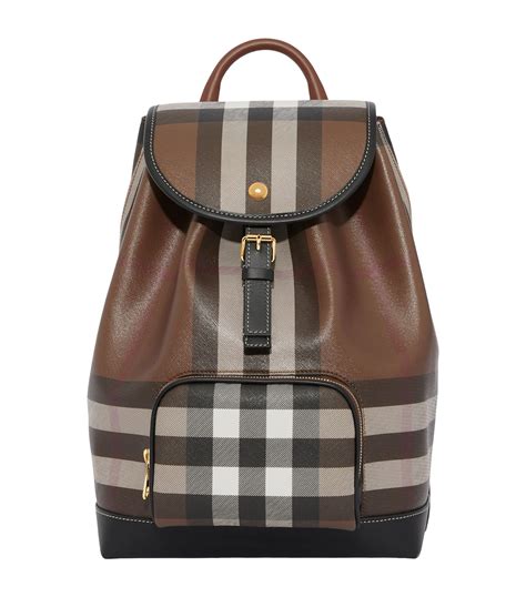 burberry rucksack leather